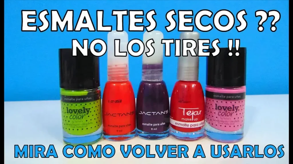 Recuperar esmalte de uñas seco: trucos sencillos