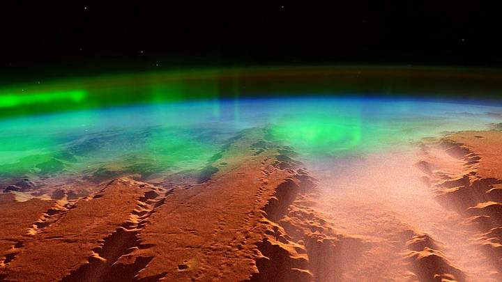 Aurora en Marte: Primera vez registrada desde la superficie