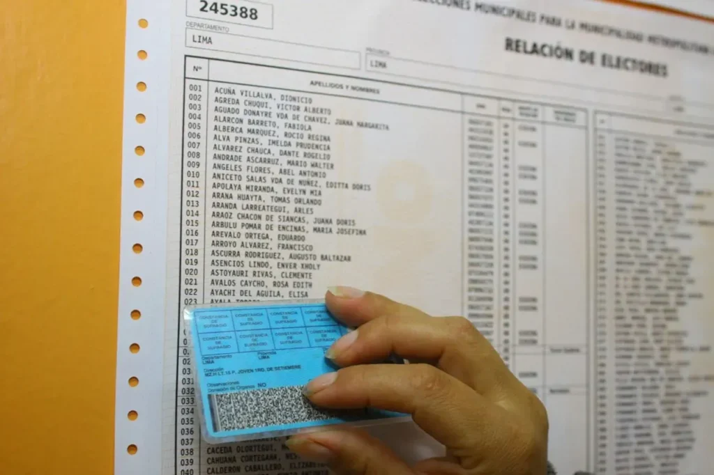 Padrón Electoral: Más de 15,5 millones habilitados para votar