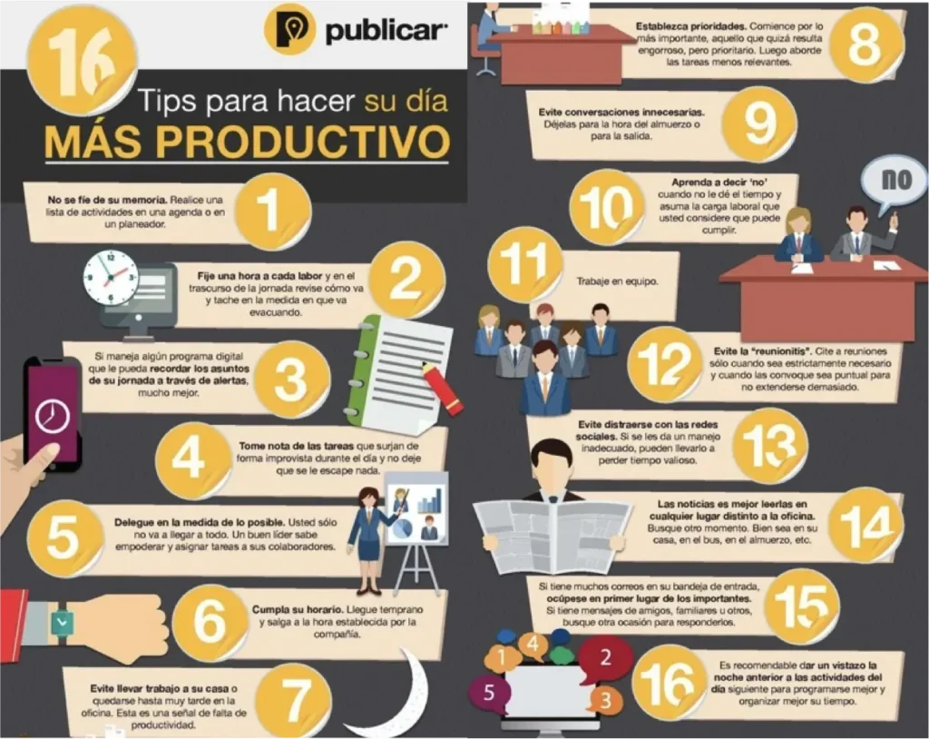 Consejos de Productividad para Aumentar tu Eficiencia