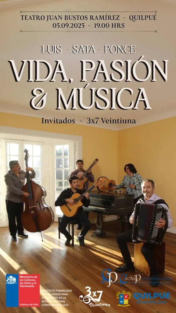Vida Pasión Música: Lanzamiento del Disco en Quilpué
