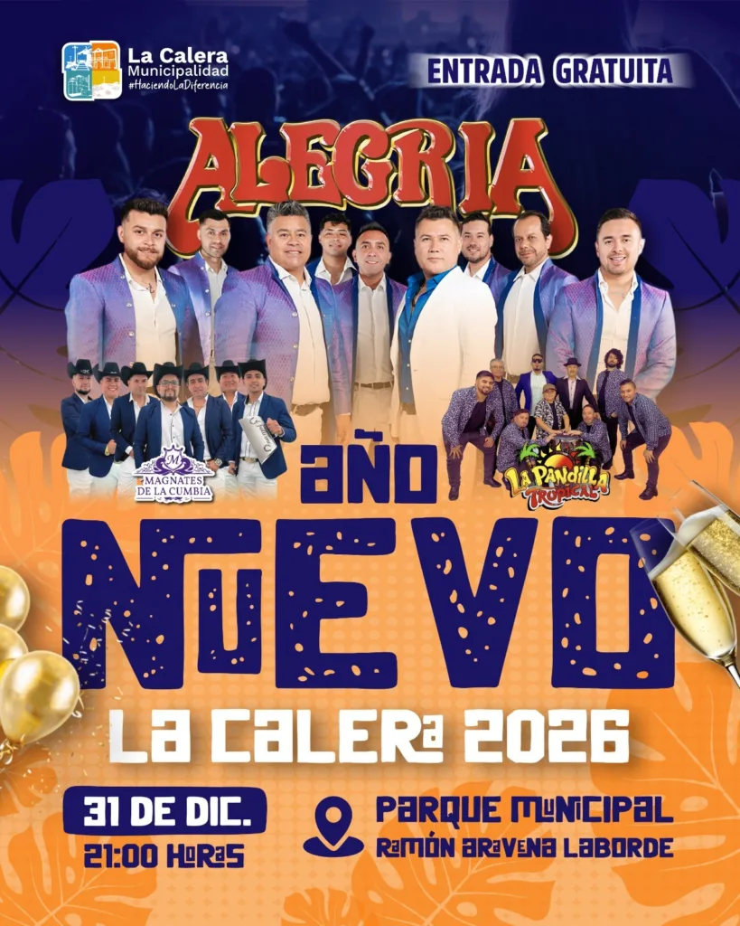 Año Nuevo La Calera: Fiesta Musical y Celebración Familiar