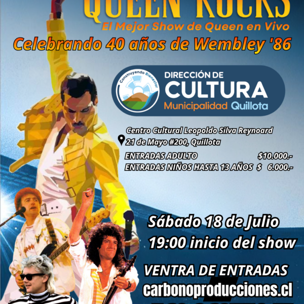 Concierto Sinfónico de Animé y Tributo a Queen en Quillota