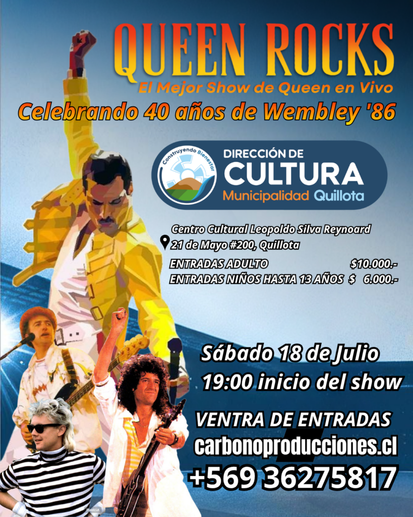 Concierto Sinfónico de Animé y Tributo a Queen en Quillota
