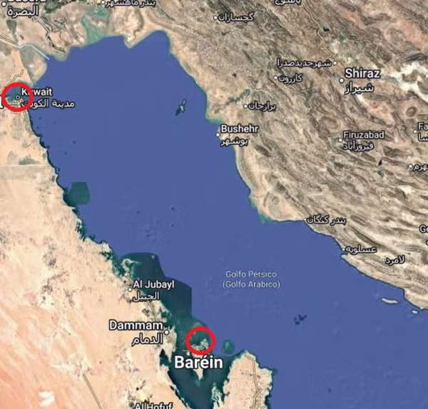 Ataques iraníes impactan bases estadounidenses en el Golfo Pérsico